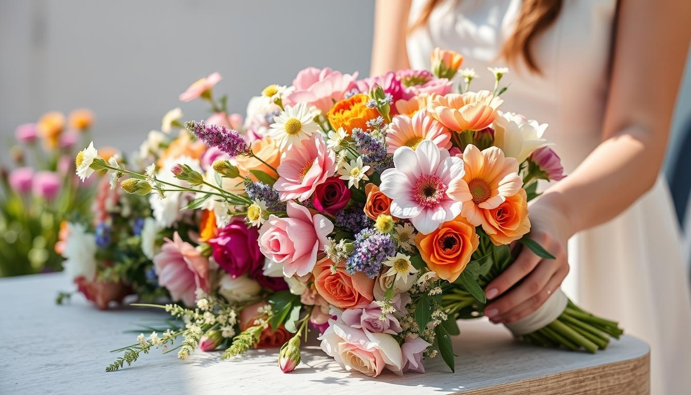 Seasonal flower arrangements